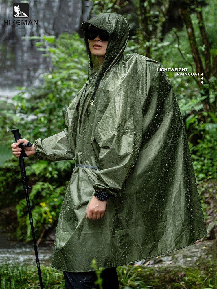 Jas Hujan Ringan dengan Reslet - Camping Rain Poncho ulasan dan harga