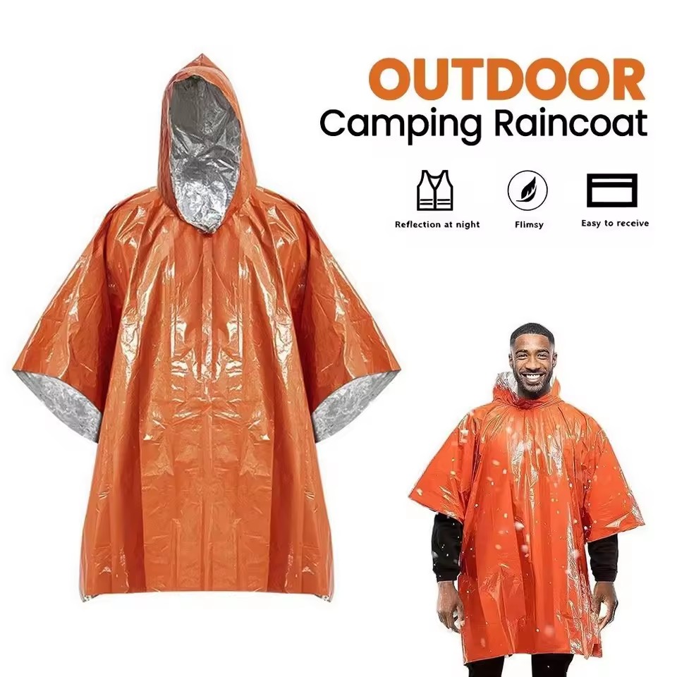 1 buah/2 buah Ponco Hujan Daru - Camping Rain Poncho ulasan dan harga