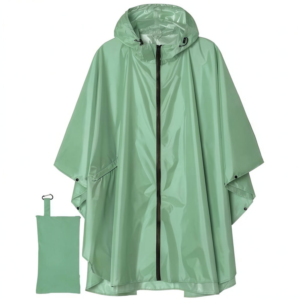 Jas Hujan Tahan Lama dan Tahan - Camping Rain Poncho ulasan dan harga